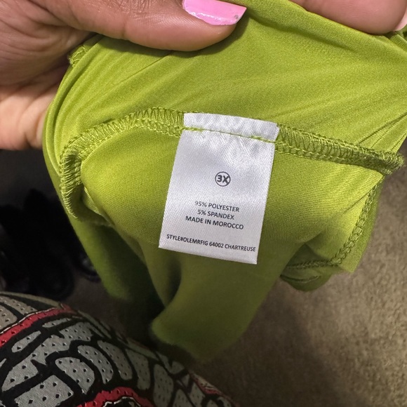 Fashion Nova One Shoulder Ruched Dress - Chartreuse - Picture 4 of 4